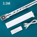 Duya smart electric curtain motor with aluminium track and rechargeable remote control