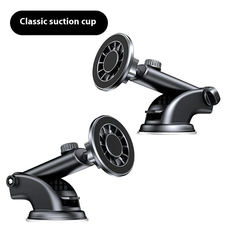 YC19 magnetic car phone holder bracket with suction cup for dashboard air vent