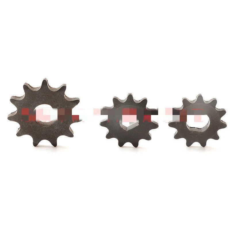 Cast iron 11-tooth non-circular motorcycle chain reduction gear for 25hT8F systems