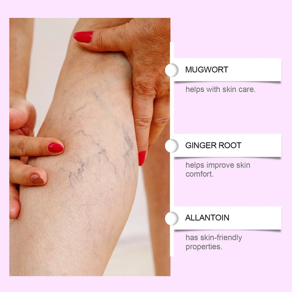 Legs nursing adhesive bandage with 4 micro needle stickers containing moxa leaf and ginger formula