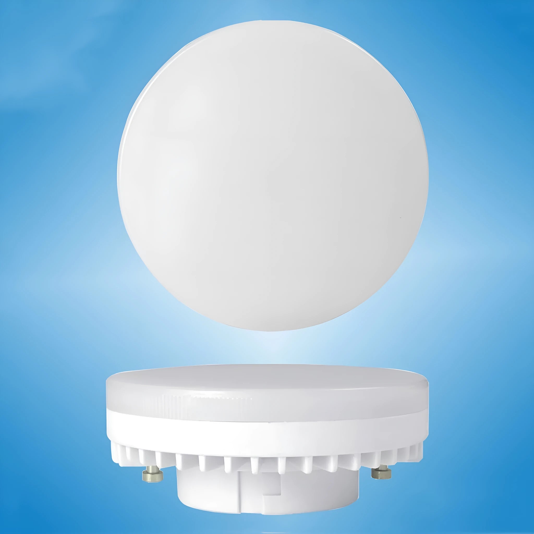 Aluminium cabinet wall lamp with milky white PC cover, 11W, warm white 3000K