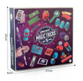 Children's magic toy set with plastic props in carton packaging for ages 3-7 years