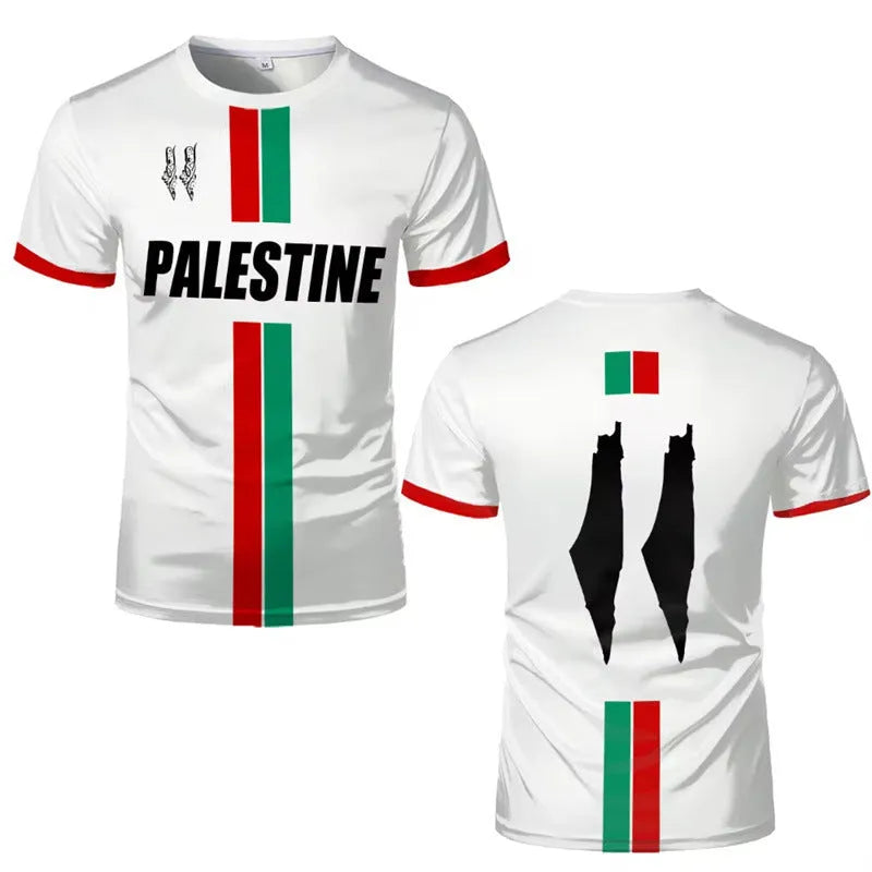 3D printed football t-shirt in black spandex fabric with raised patterns and half sleeves