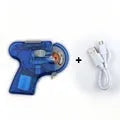Electric automatic fishing hook tier device with PC shell in lake blue colour variant