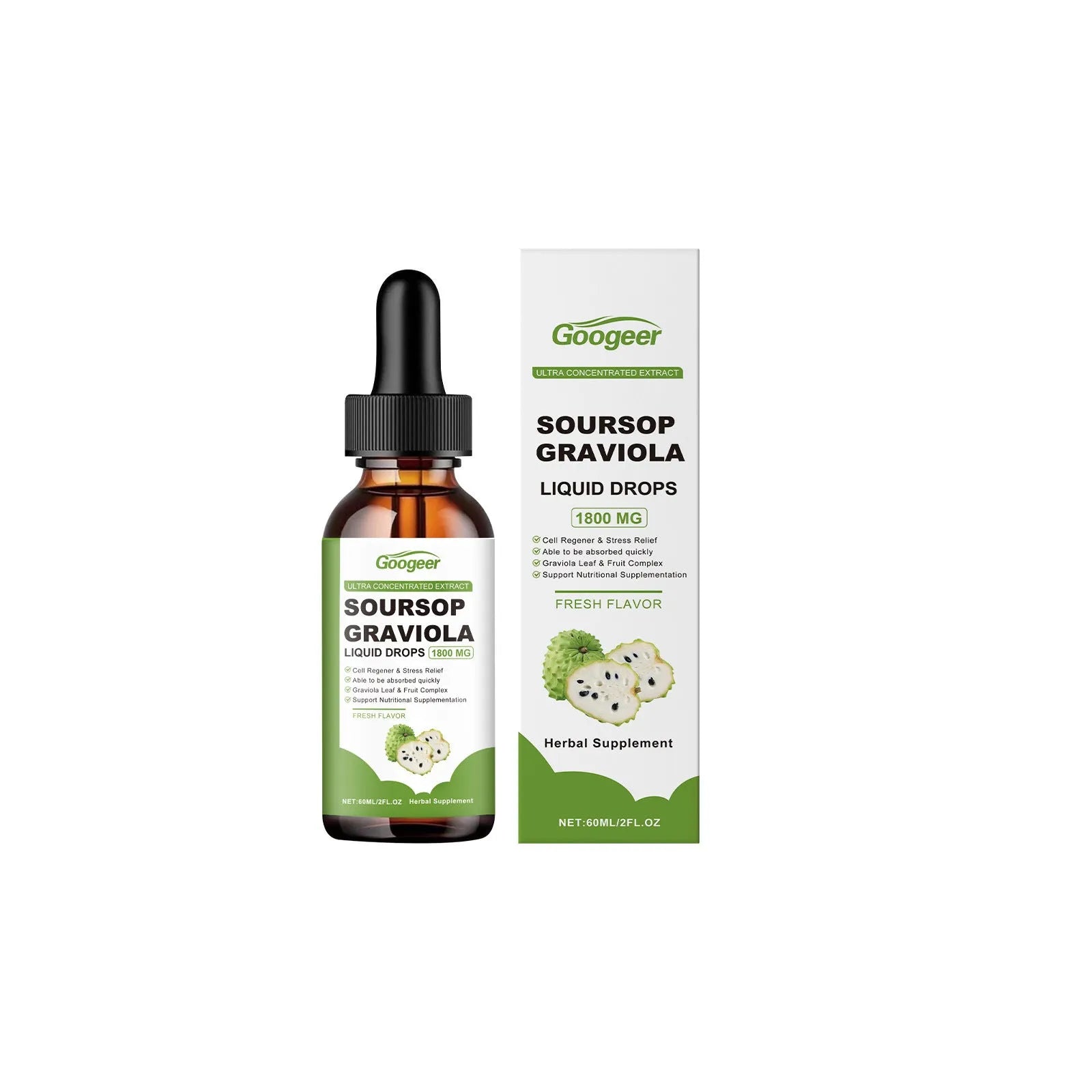 Googeer Liquid Drops Body Treatment 60ml bottle for body care