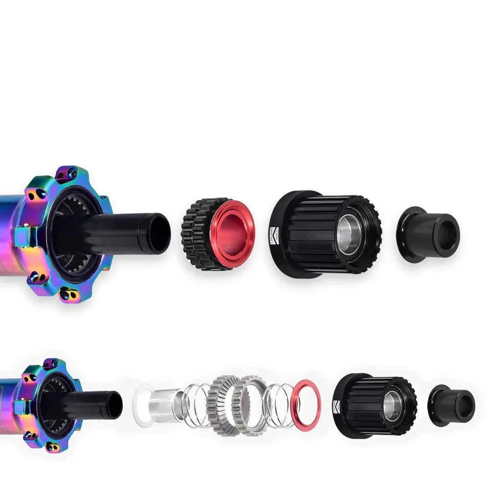 Alloy integrated tower base hollow inner wall ratchet 60T in TONE ratchet colour