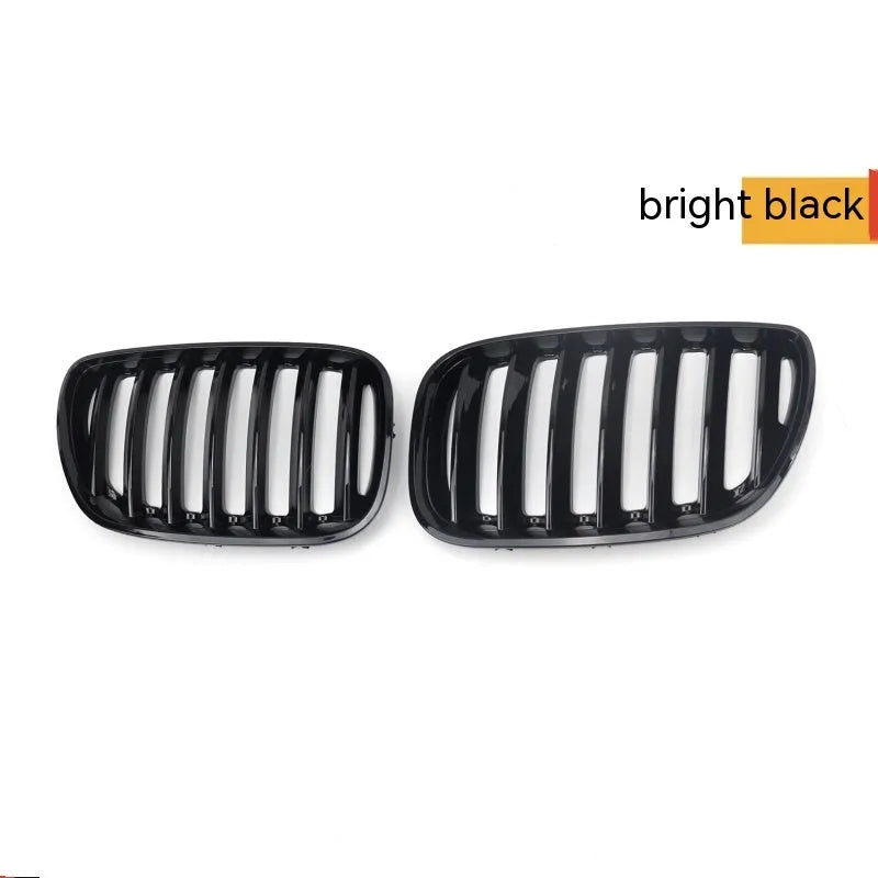 Bright black medium mesh grilles for BMW X5 E53 204 middle positions