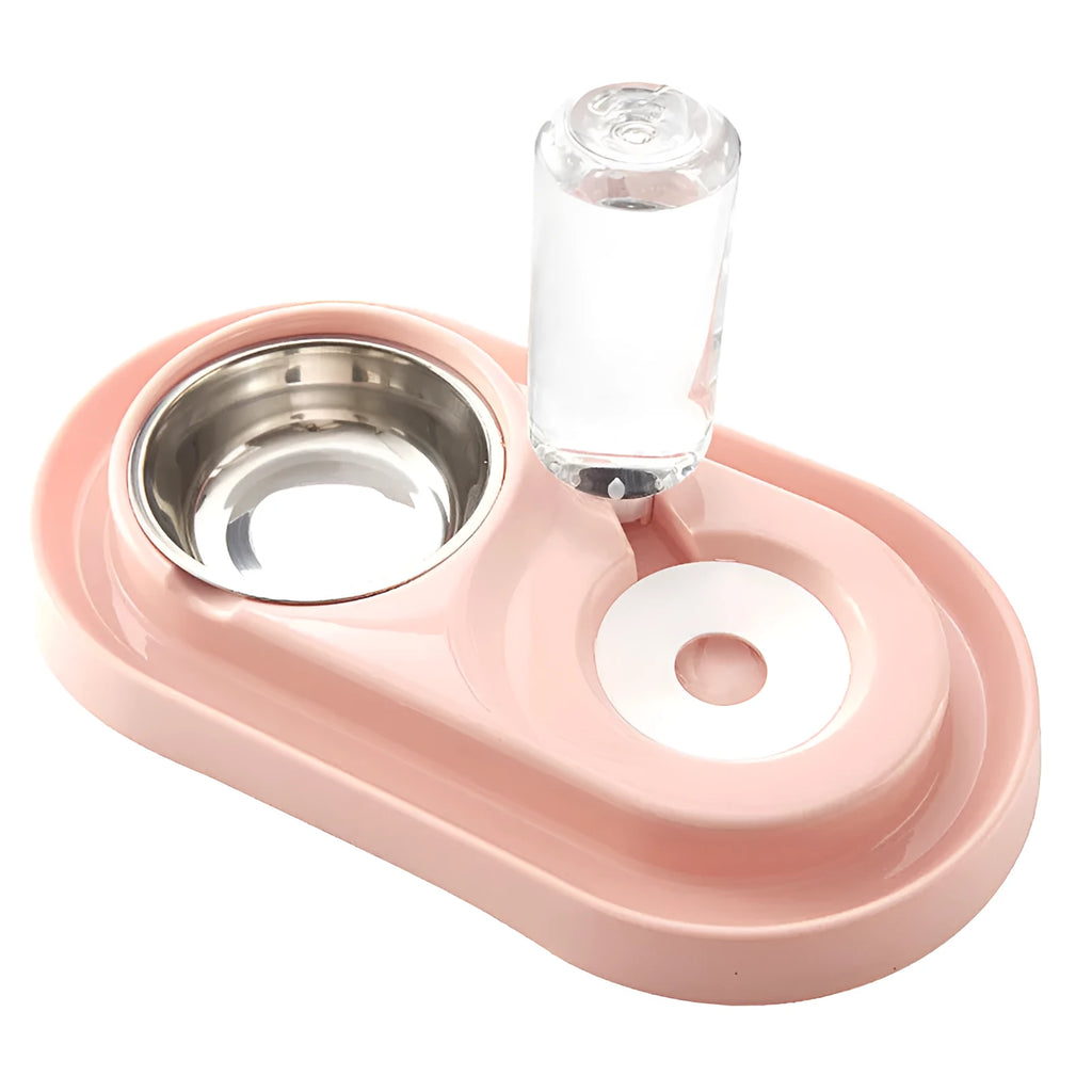 New automatic plastic pet bowl with splash-proof design and no wet mouth feature in Blove colour