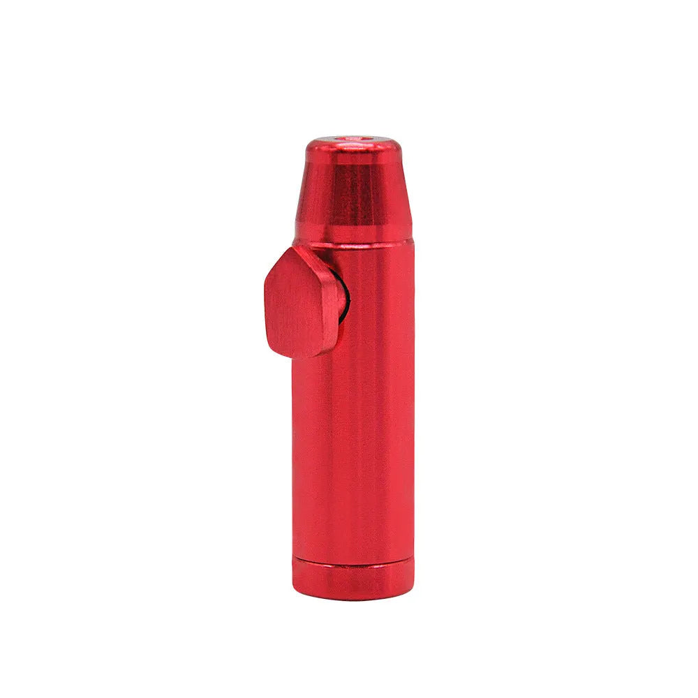 Aluminum cigarette holder metal pipe with flat head design in seven colour options