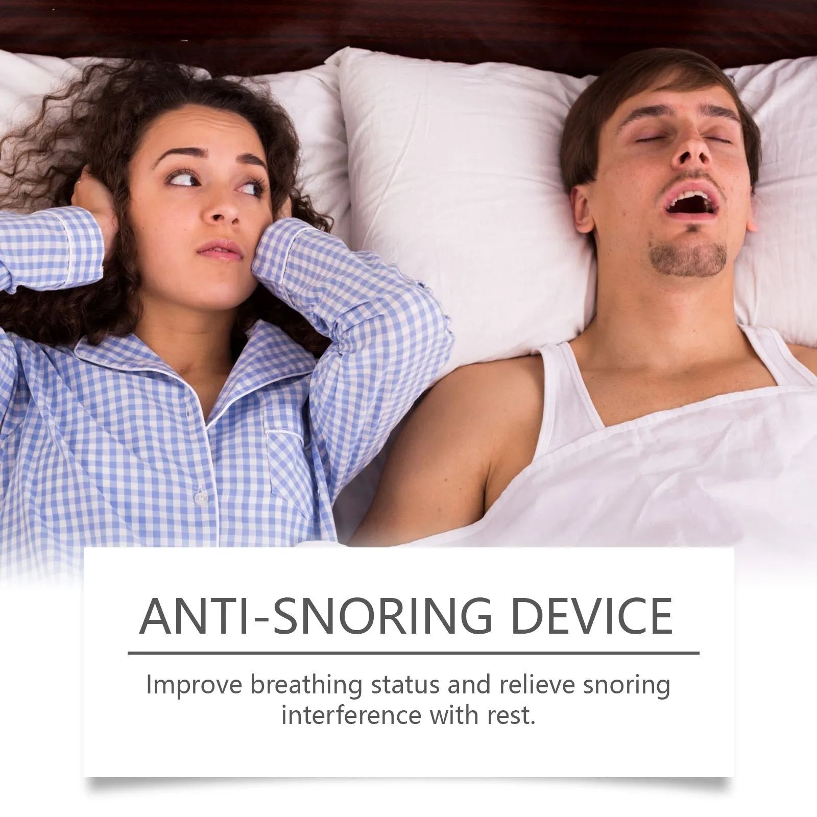 Anti-snoring gentle care device for night sleep, standard specification snoring stopper