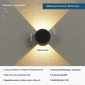 Modern minimalist frosted black wall lamp with symmetrical fan light distribution, 10W LED