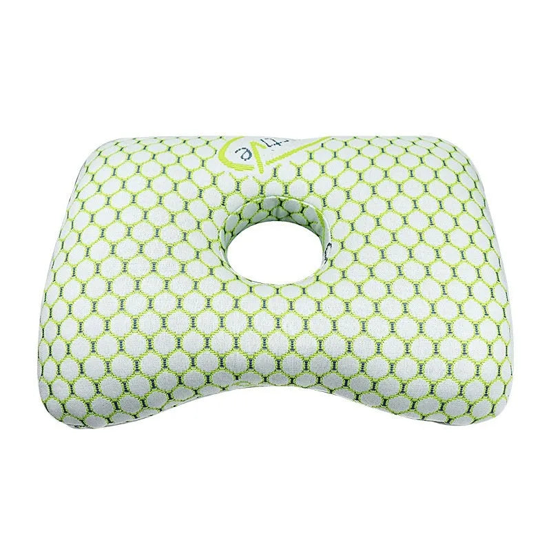 Beauty salon single hole ear pillow in New Chinese style with a detachable cover.