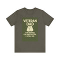 Men's 3D digital print casual round neck short sleeve top in white or Army Green, sizes S to XXXL
