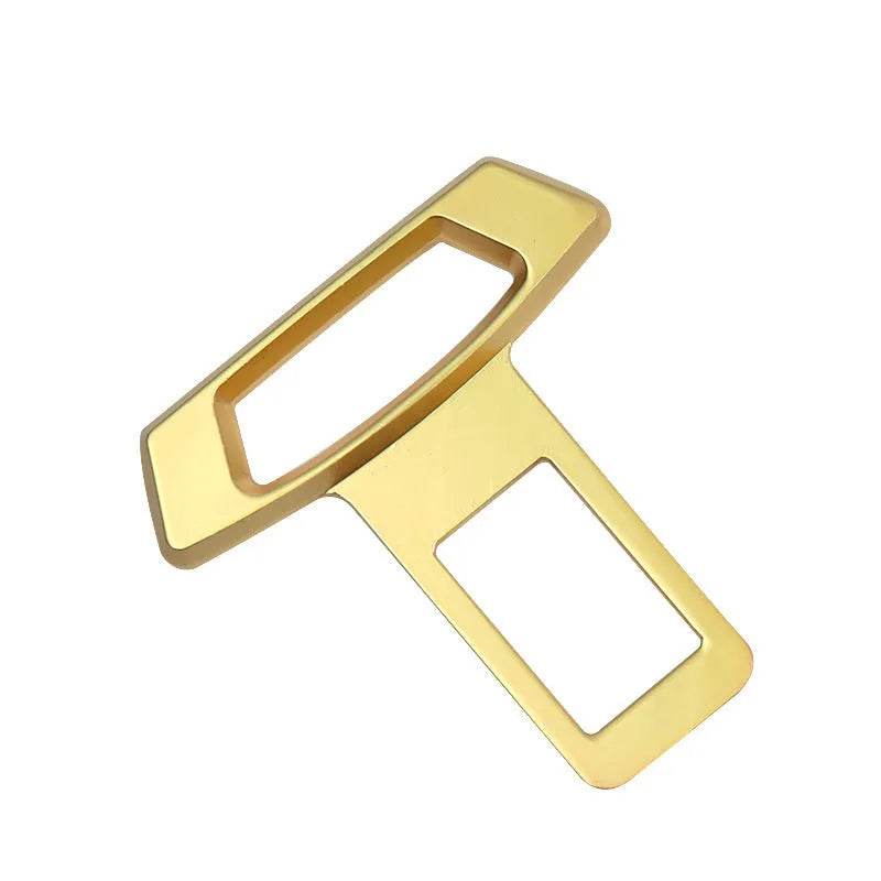 Metal car interior silencer insert component in matte black, gold, or silver finishes