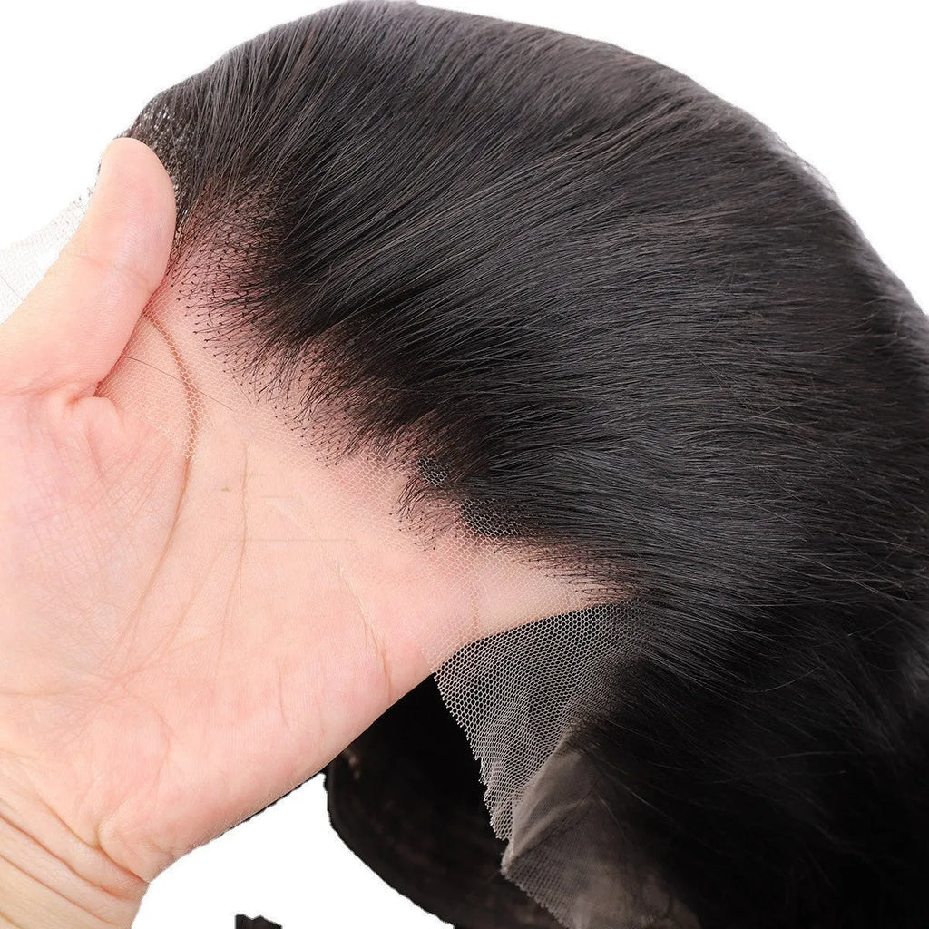 Human hair HD lace wig hand woven real hair 18-30 inch lengths exotic style