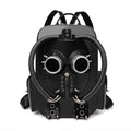 Halloween skull motif studded men's backpack in black colour variations