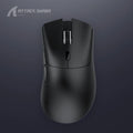 Attack Shark three-mode wireless Bluetooth mouse in black, white, or red colours