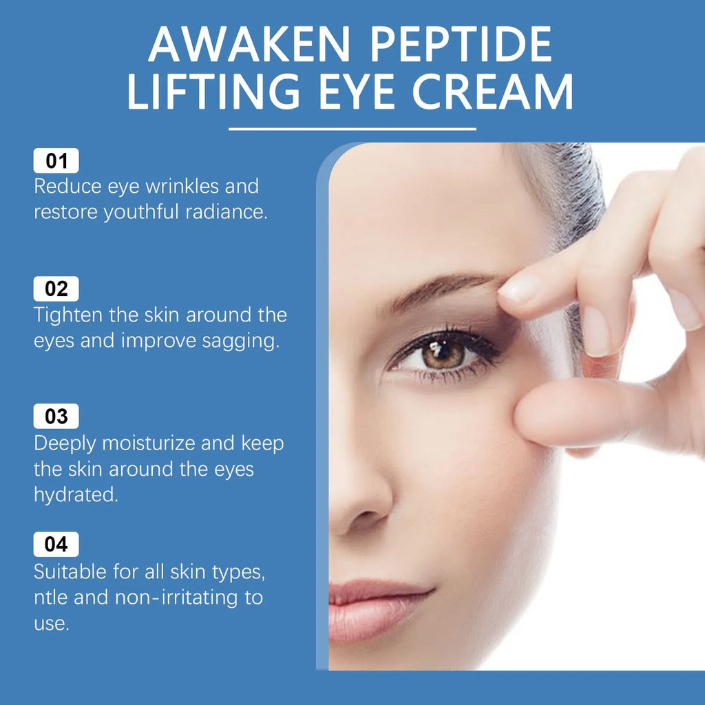 15g tube of Viareline collagen firming eye cream for smoothing skin around eyes