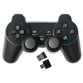 Classic Black 2.4G wireless gamepad controller with USB receiver for PC, Android TV and STEAM gaming