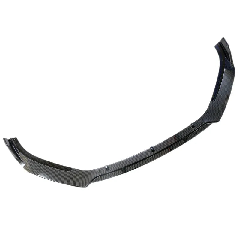 BMW 3 Series F30 front splitter in three-section design showing carbon fibre and ABS plastic options