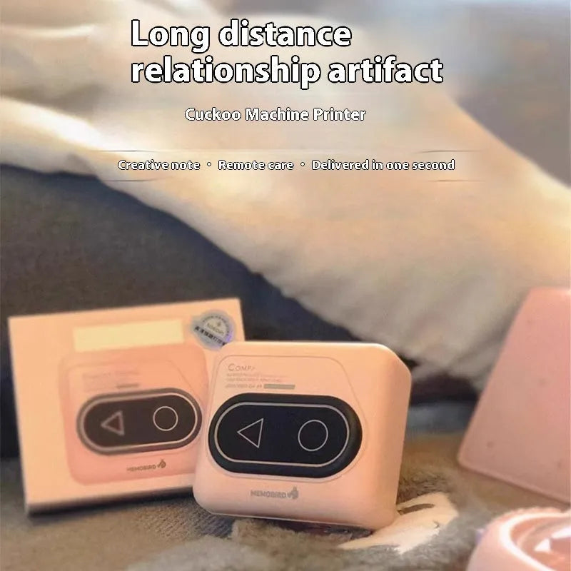 Compact Avocado Green Bluetooth thermal mini printer for wireless mobile phone photo and text printing.