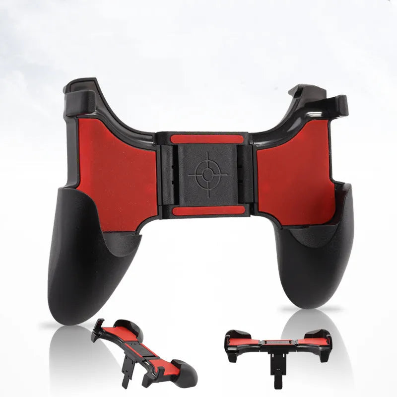ABS PC game folding handle without interface, S-01 Black, 7.5x4x4cm, folded for storage