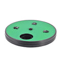 Square dog nail file scratch board with rotating slow feeder compartments and suction cup base