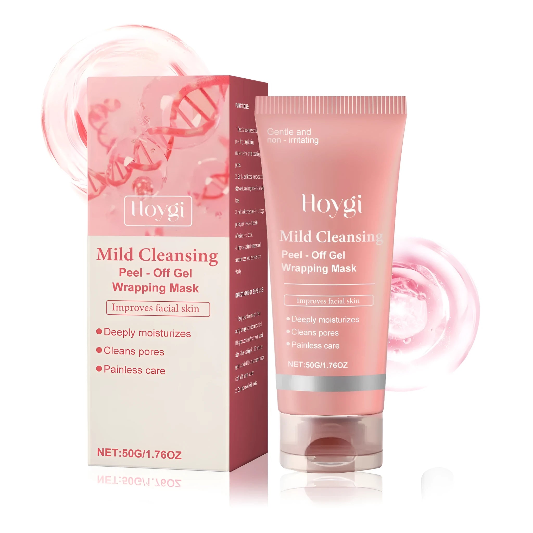 Single pack of a 50g moisturising nourishing tearing facial mask with soluble collagen.