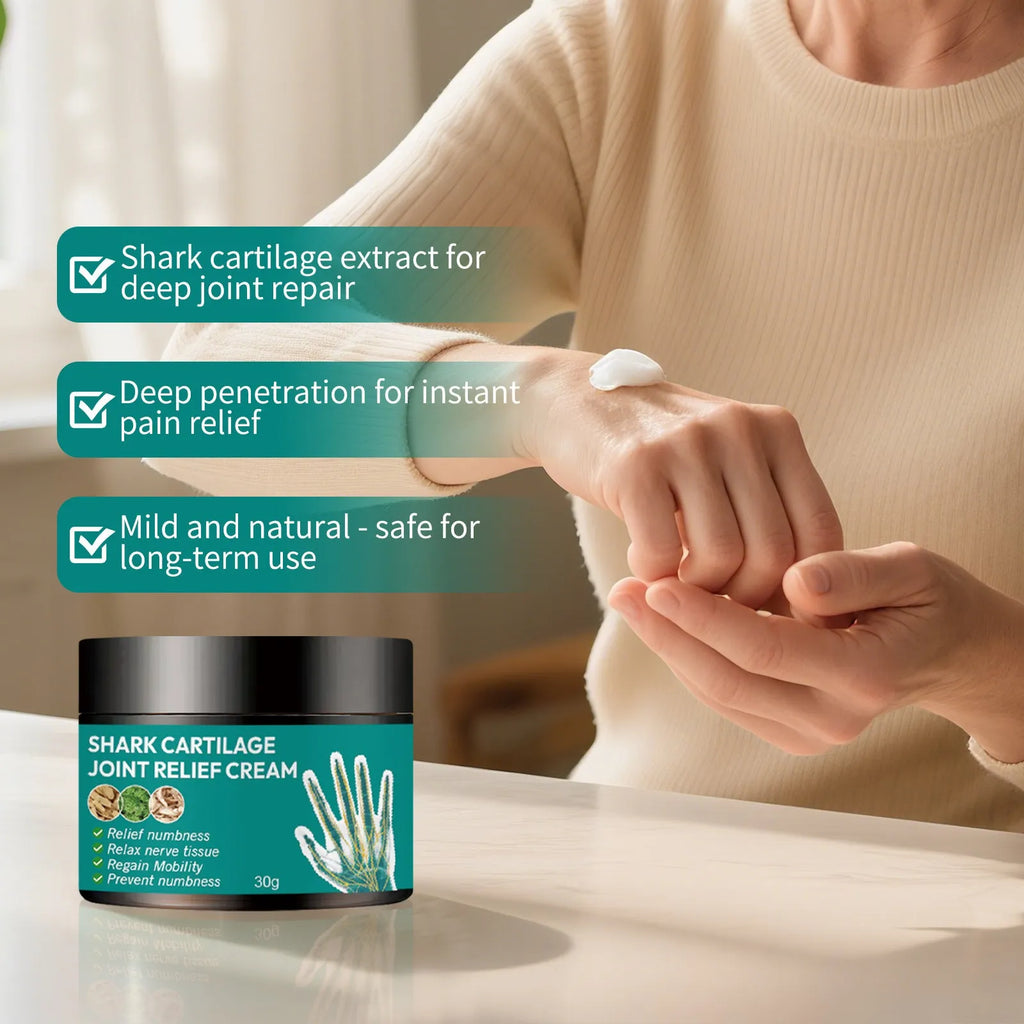 30g tube of joint neck and knee relief cream for topical home application