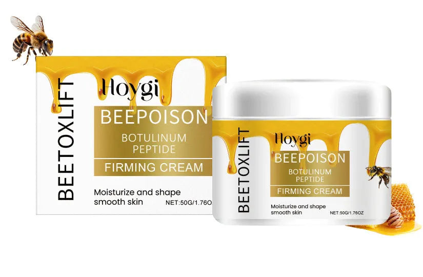 50g jar of anti-wrinkle cream with bee venom, collagen and hyaluronic acid formula