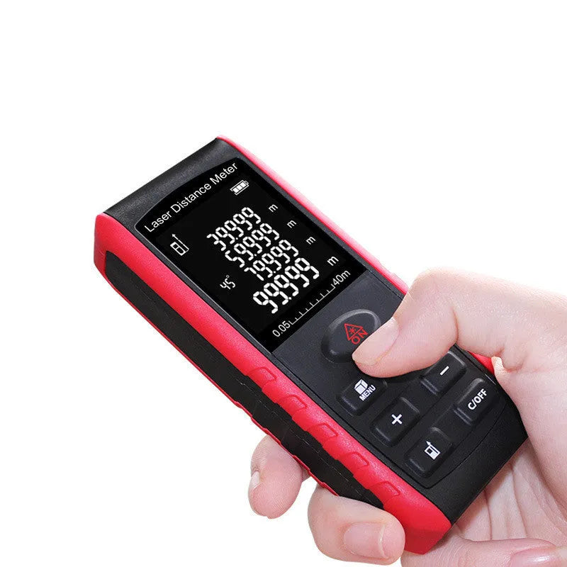 E40 hand-held laser range finder measuring instrument with ABS plastic body