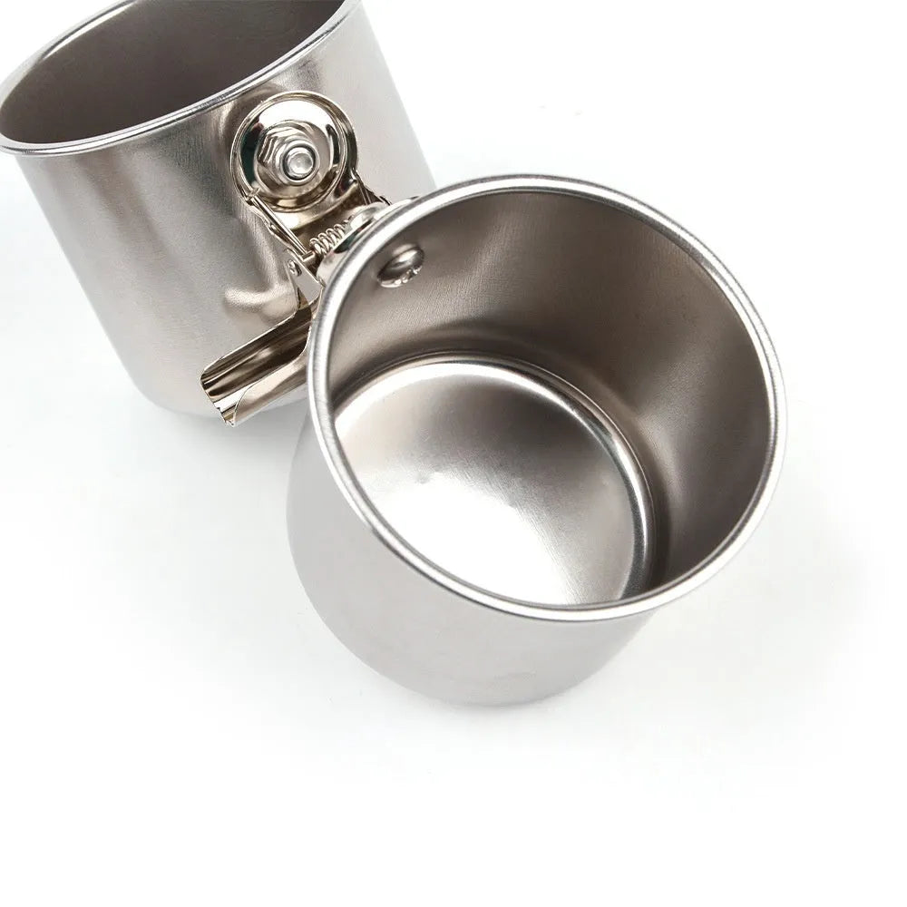 Stainless steel birdcage outdoor feeder in natural metal colour, shown in three size options.