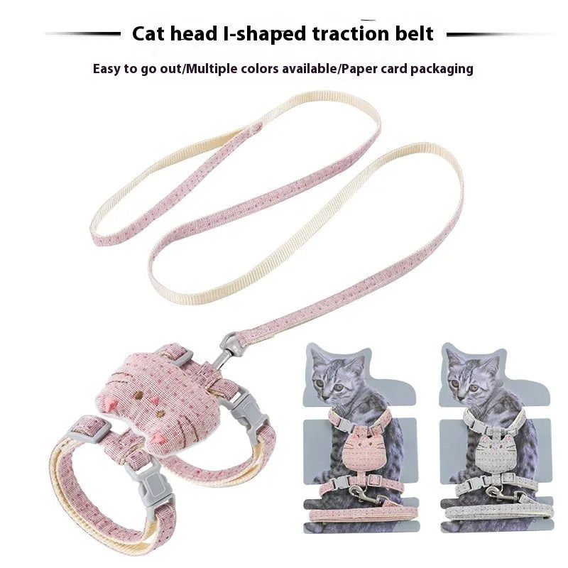 T-shaped cloth cat pulling rope toy in multiple colours for interactive play