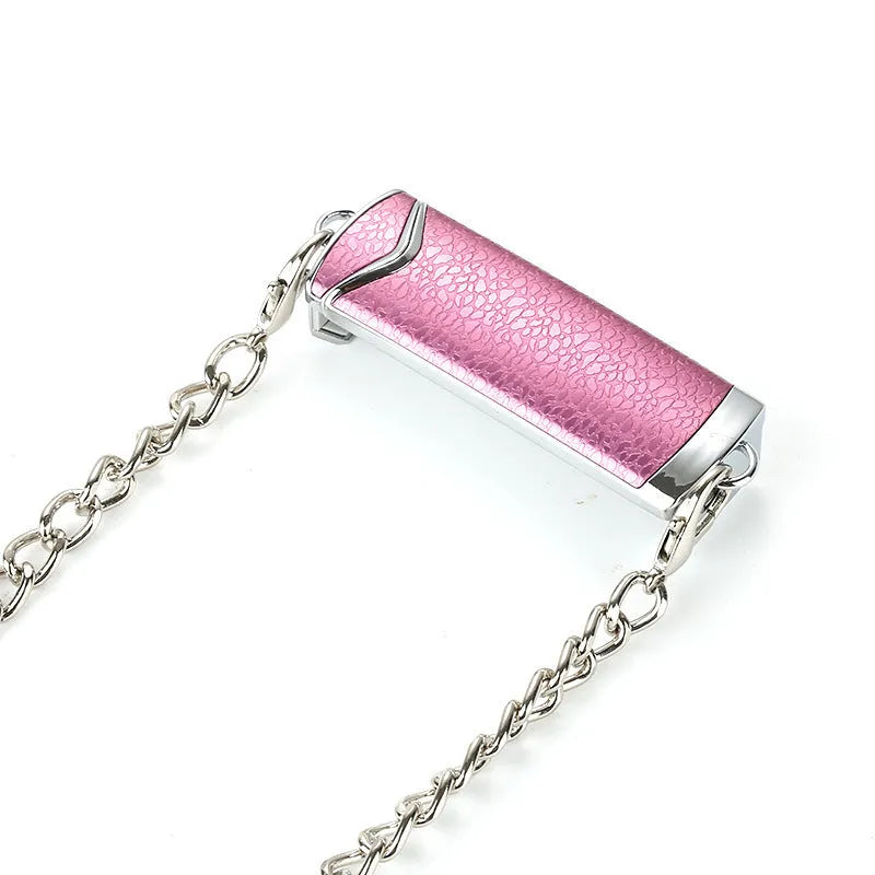Metal mobile phone pendant rear panel lanyard with back splint, 82.3 x 25.6 x 20mm, in four colours