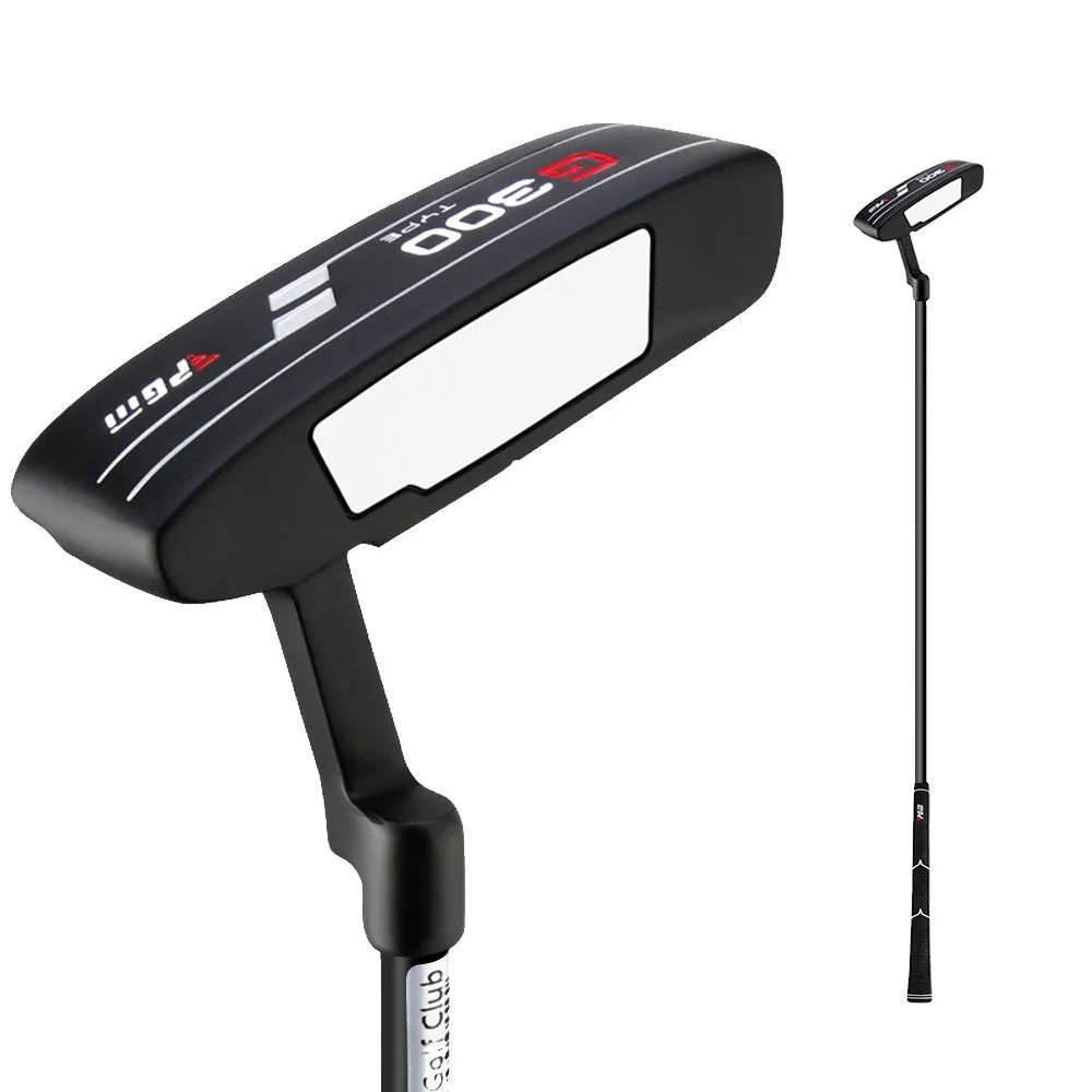Men's beginner putter TUG025 black blue two-section push rod 939.8mm length on putting green