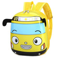 Cartoon cute EVA school bag for young children, small lightweight backpack in blue, green, red, yellow