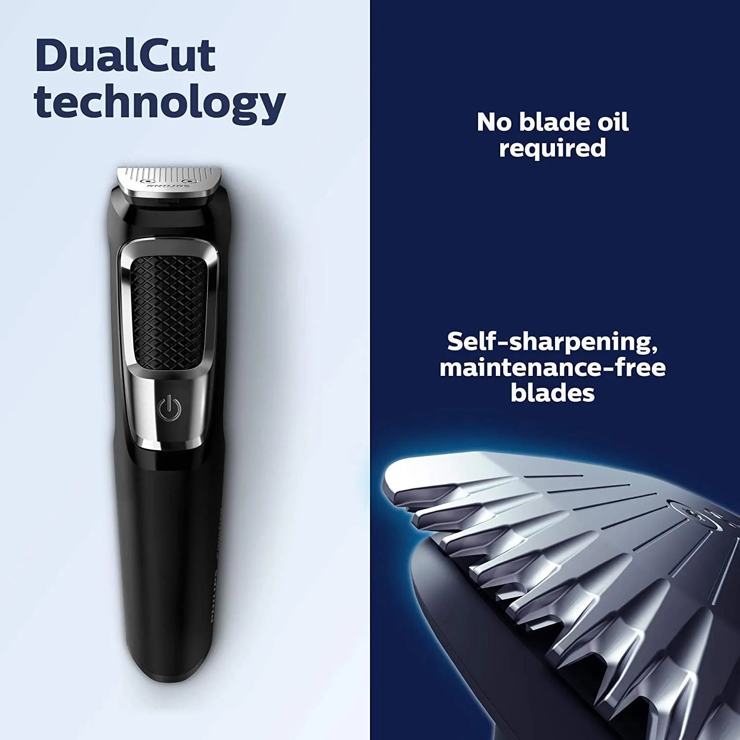 Rechargeable multifunctional nose hair and beard trimmer with cleaning brush