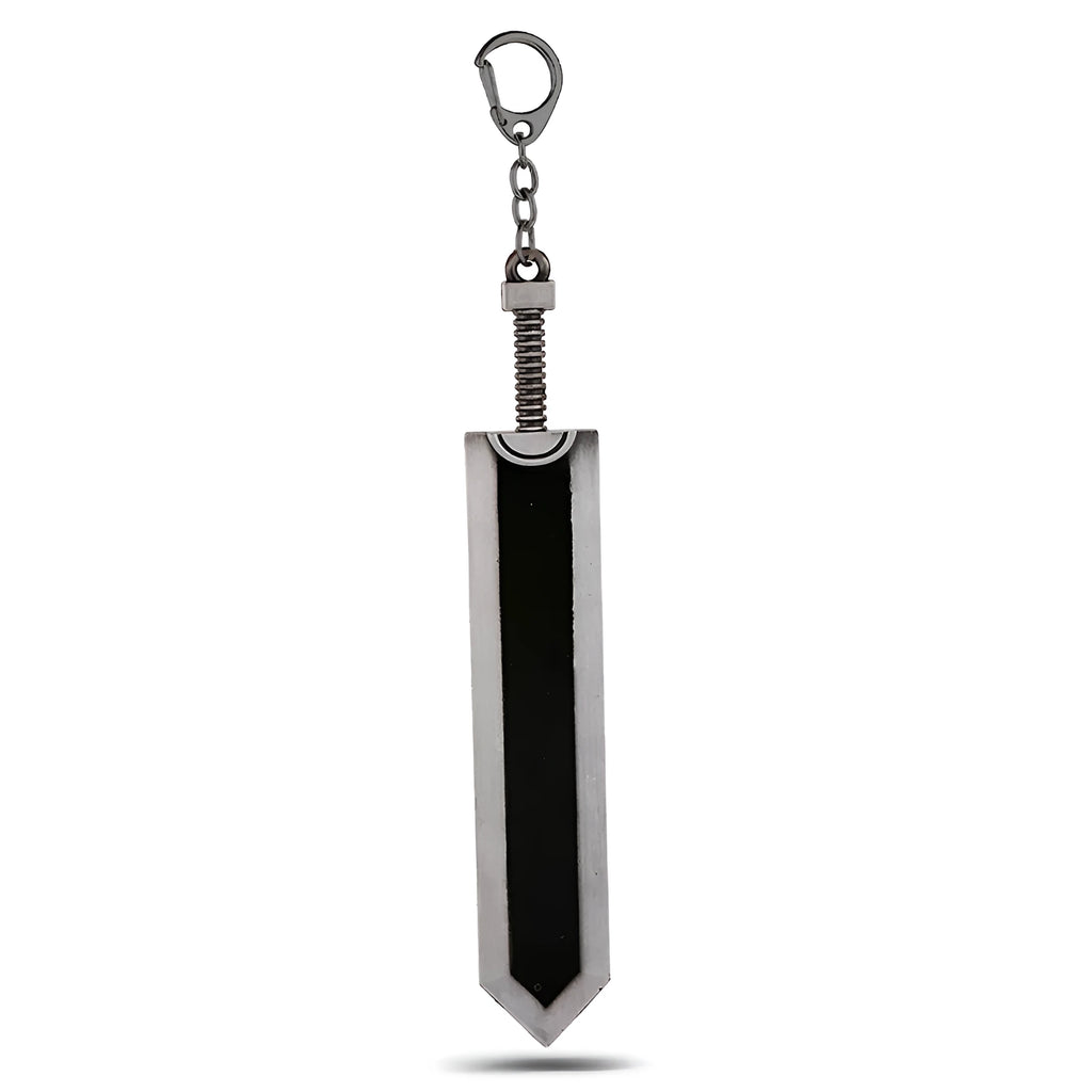 Sword Wind Legend black zinc alloy keychain pendant, approximately 2.0x12cm and 35 grams