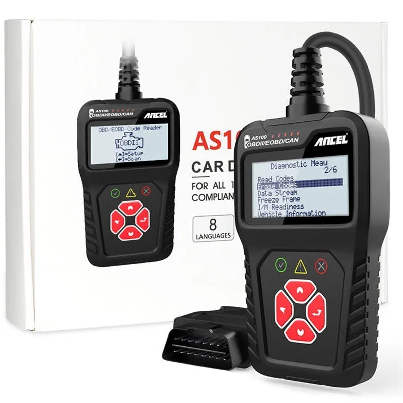 Car engine fault reading detector OBD2 diagnostic scanner 12V power supply