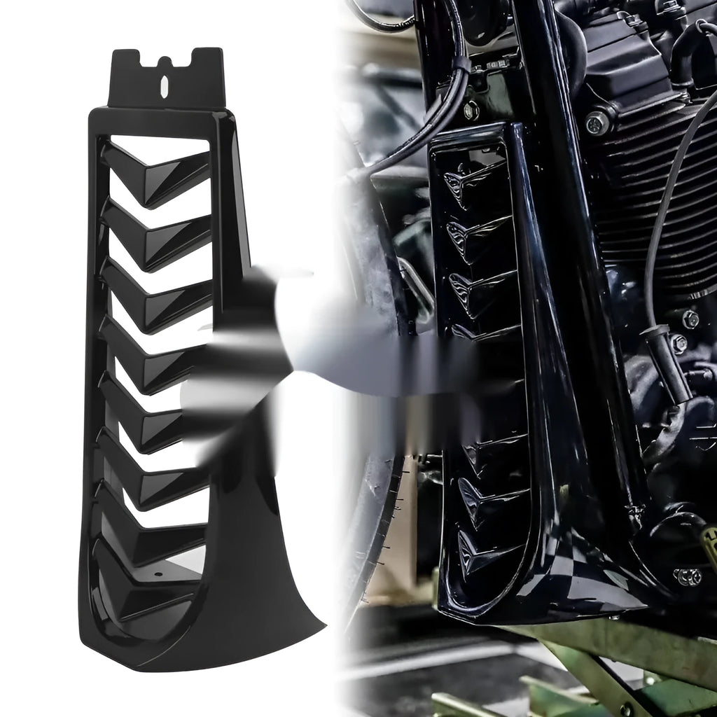 Bright black motorcycle air guide bushing for Soft Tail Breakout modified cars