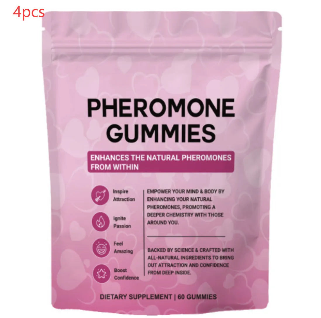 60 piece edible pheromone gummies for dogs and cats in soft chew format