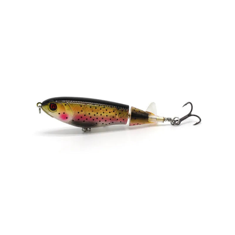 7.5cm soft plastic fishing lure in various colours for road fishing.