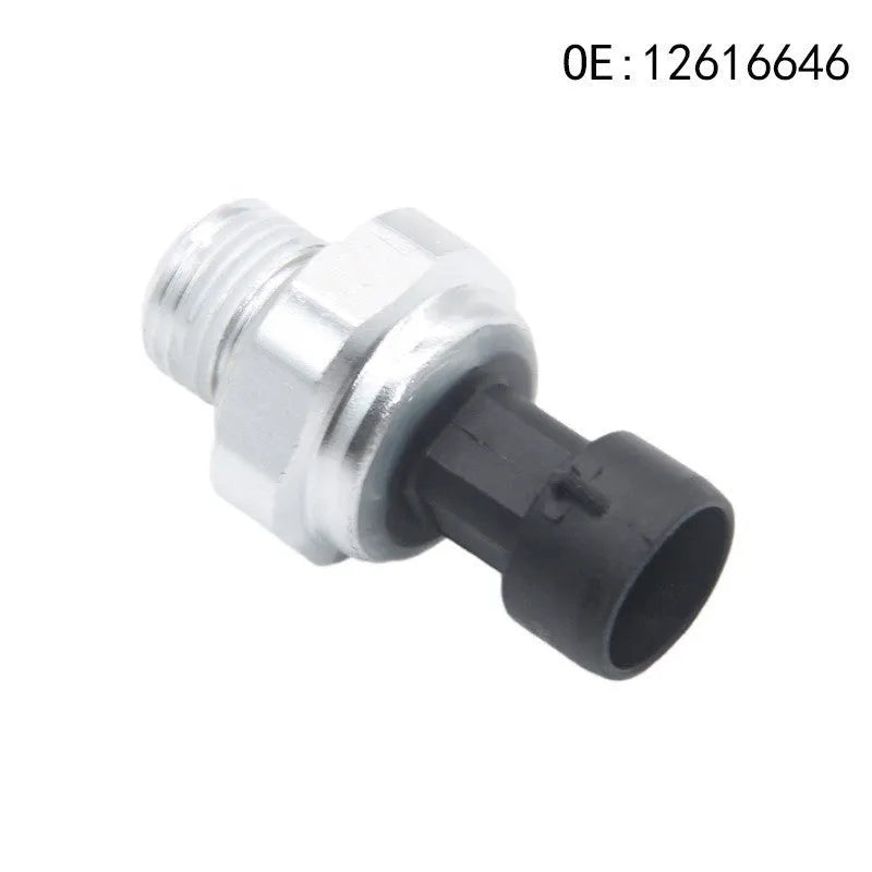 Silver metal fuel pressure sensor for GM cars, part numbers 12616646 12677836 D1846A.