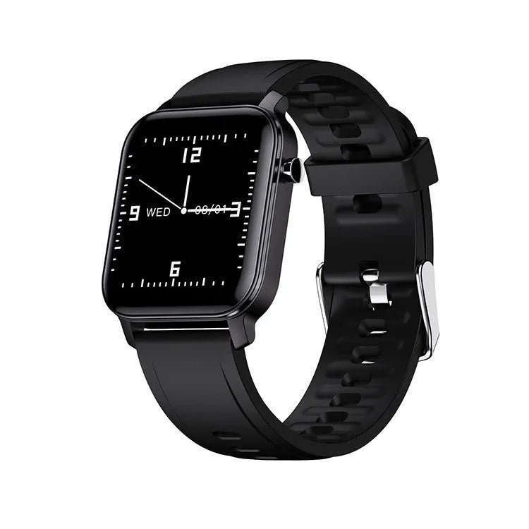 M2 smart bracelet watch with colour screen and black silicone wristband showing display interface