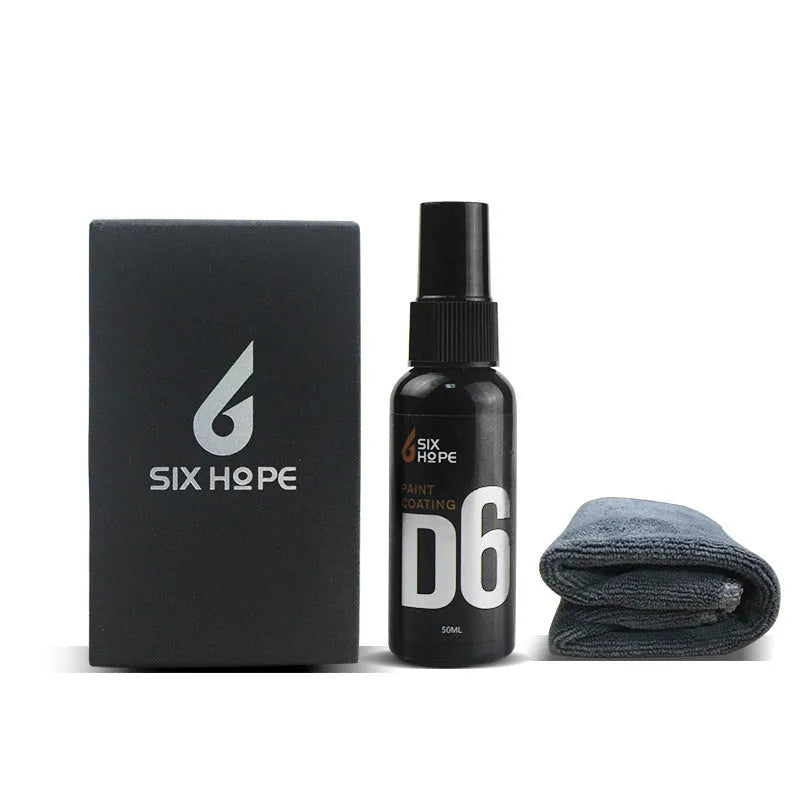 50ml black car coating spray nano crystal maintenance agent for painted car paint surfaces with wipe-on towel application