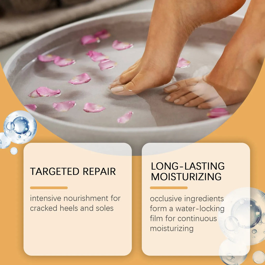 30g container of universal foot and neck care cream with horse oil and tocopherol