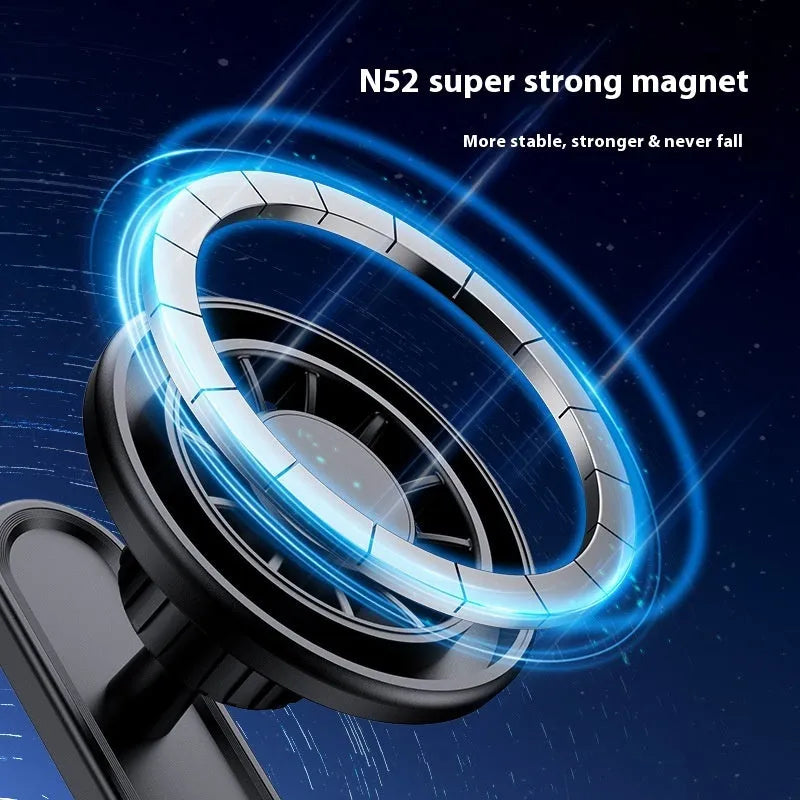 Double-sided magnetic photography bracket for camera flash accessories with plastic construction