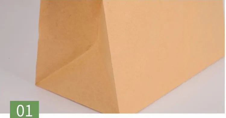Yellow kraft paper tin foil bag with aluminum foil interior for snack food packaging