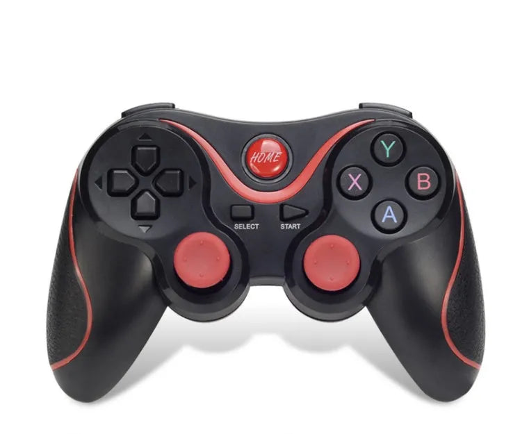 Black and white X3 model Bluetooth wireless game controller for Android mobile phones.