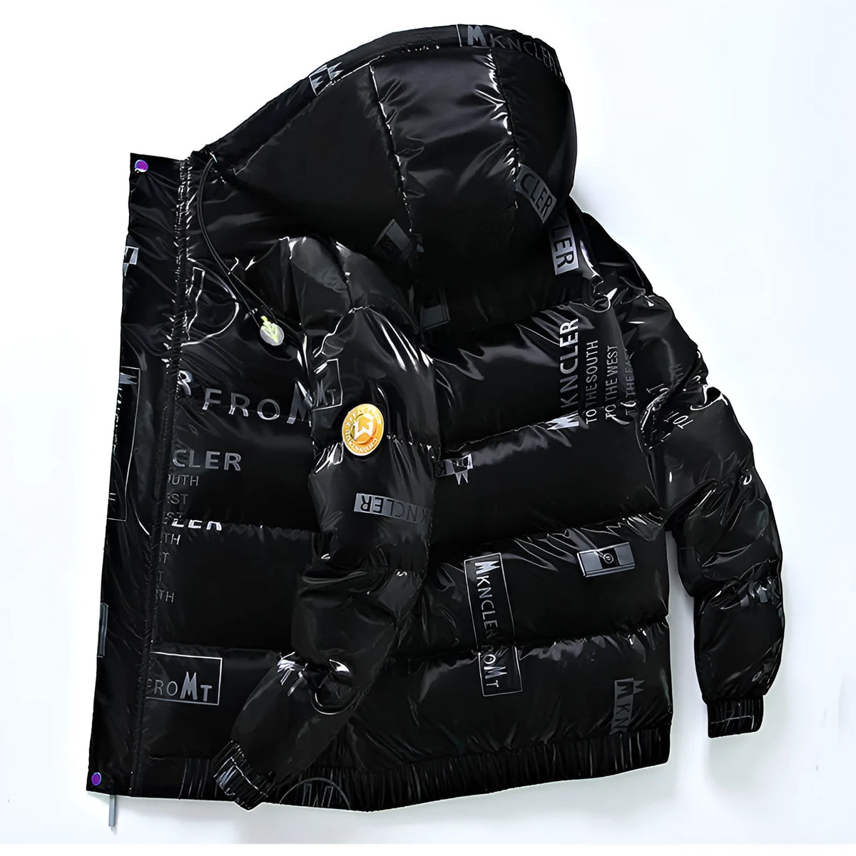 Linen hooded jacket in black or white, loose casual fit with round neck, sizes L to 4XL.